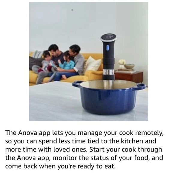 NEW Anova A 2.2 Precision Cooker Black Stainless Steel 800W Bluetooth Sous Vide - Picture 13 of 16